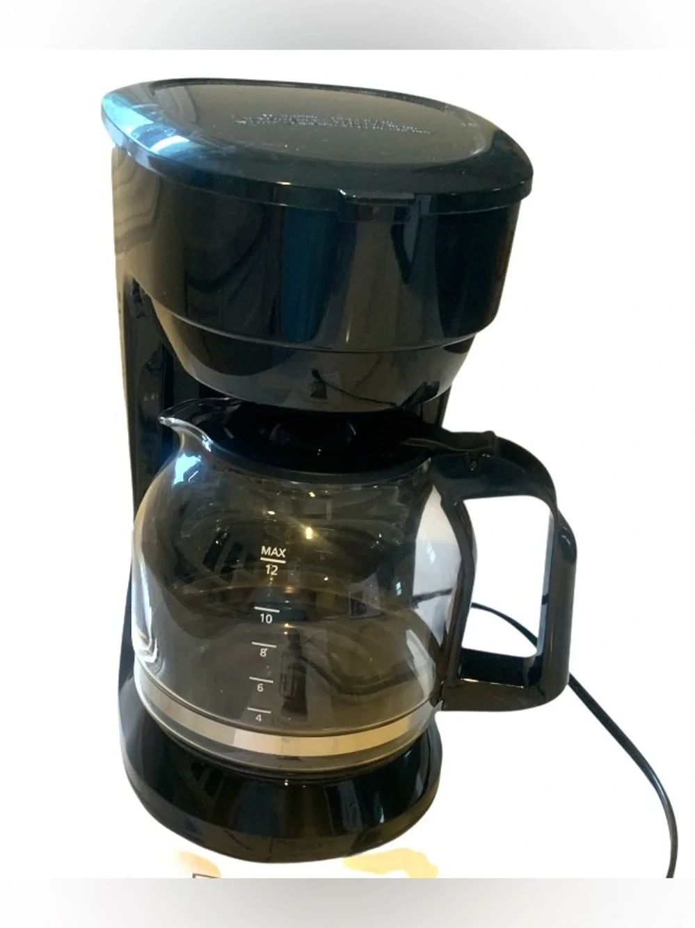 Mainstays Black 12-Cup Drip Coffee Maker W Carafe Auto Pause  Keep Warm Like New